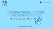 Best International Courier Services in London