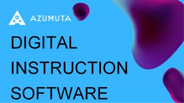 Digital Instruction Software