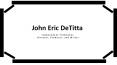 John Eric DeTitta - Artist & Technology Pioneer PowerPoint PPT Presentation