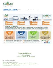 GEORGIA Budget Travel Itinerary