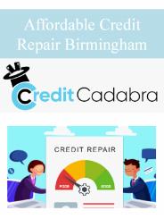 Affordable Credit Repair Birmingham