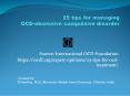 Manage OCD-25 tips PowerPoint PPT Presentation