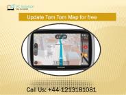 To Update Tom Tom Map For Free