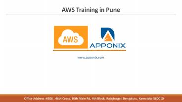 AWS training in pune