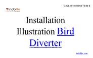 Installation Illustration Bird Diverter - Indolite