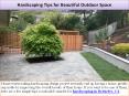 Hardscaping Tips for Beautiful Outdoor Space PowerPoint PPT Presentation