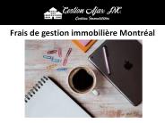 Frais de gestion immobilière Montréal