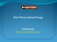 Best Personalized Songs
