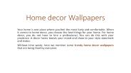 home decor wallpapers.