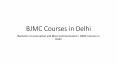 Bachelor's in Journalism and Mass Communication | BJMC Courses in Delhi PowerPoint PPT Presentation