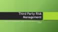 Third Party Risk Management Program All that You Wanted to Know | Ampcus PowerPoint PPT Presentation