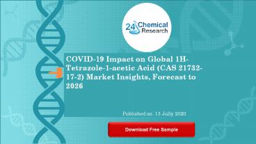 COVID 19 Impact on Global 1H Tetrazole 1 acetic Acid CAS 21732 17 2 Market Insights, Forecast to 202