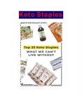 Keto Staples PowerPoint PPT Presentation