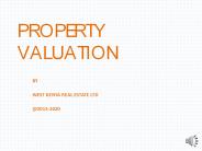 Property valuation