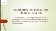 Spacious Houses for Rent in Seattle