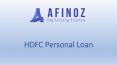 HDFC Bank Personal Loan