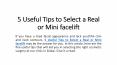 5 Useful Tips to Select a Real or Mini facelift PowerPoint PPT Presentation