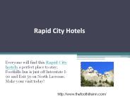 Motels In Rapid City SD