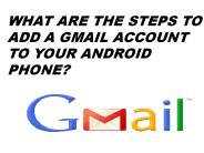 How to sync gmail account in android phone