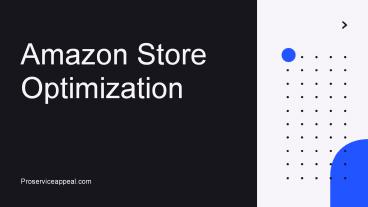 Amazon Store Optimization