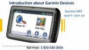 Garmin GPS won’t turn on Dial 1-833-426-2020