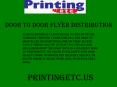 Printingetc.us - Door to Door Flyer Distribution PowerPoint PPT Presentation