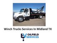 Winch Trucks Services In Midland, TX