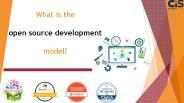 What is the open source development model?