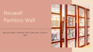 Movable Frameless Glass Partition Wall (1)