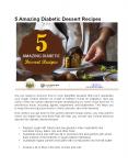 5 Amazing Diabetic Dessert Recipes PowerPoint PPT Presentation