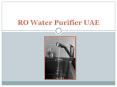 Harmful Chemicals, Pollutants Stop At RO Water Purifier UAE