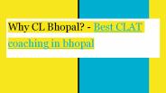 Best CLAT Coaching In Bhopal