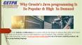 Why Oracle's Java programming Is So Popular High  Demand PowerPoint PPT Presentation