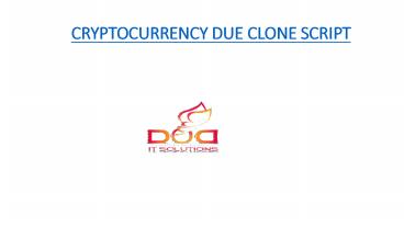 CRYPTOCURRENCY DUE READY MADE CLONE SCRIPT