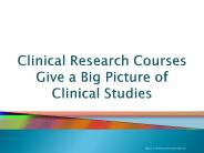 Clinical Research Course in Pune