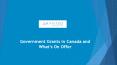 Government Grants in Canada and What’s On Offer PowerPoint PPT Presentation