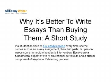 Buy Essay Online