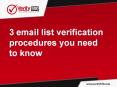 3 email list verification procedures you need to know PowerPoint PPT Presentation