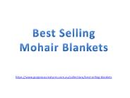 Mohair Throw Blanket in New York & New Zealand