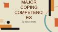 Major Coping Competencies PowerPoint PPT Presentation