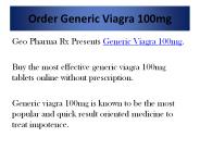 Order Generic Viagra 100 mg