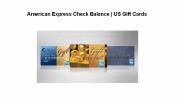American Express Check Balance | Amex Gift Balance