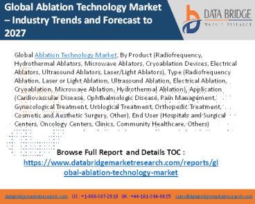 Ablation Technology Market