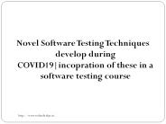 Software Testing Techniques