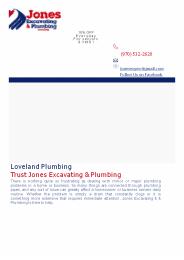 Excavating in Loveland