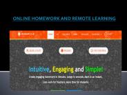 online homework and remote learning