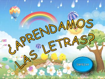 Aprendiendo las letras