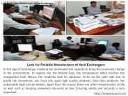 heat exchanger manufacturer uae
