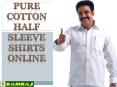 Pure Cotton Half Sleeve Shirts Online