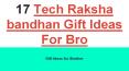 Tech-Related Rakhi Gift Ideas for Brother